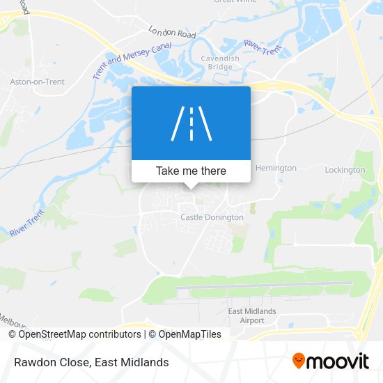 Rawdon Close map