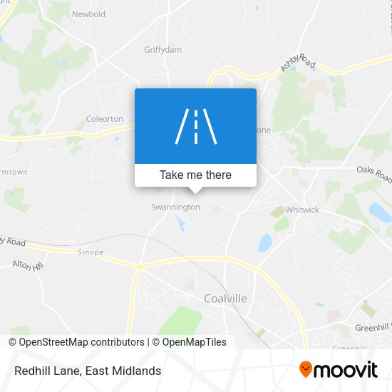 Redhill Lane map