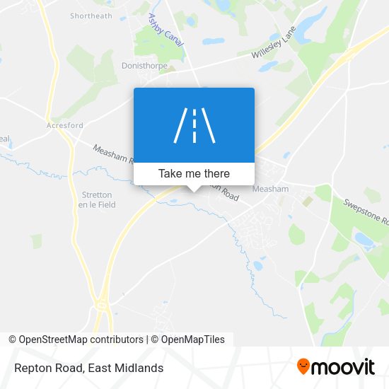 Repton Road map