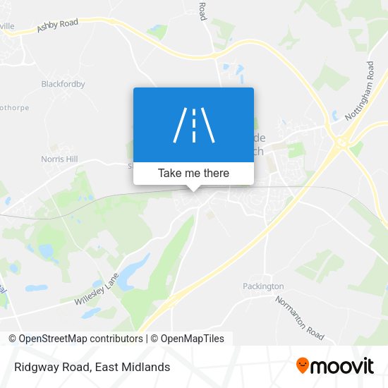 Ridgway Road map