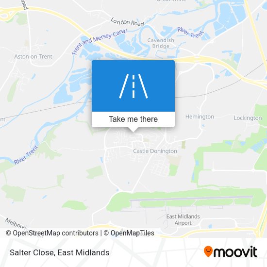Salter Close map