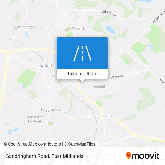 Sandringham Road map