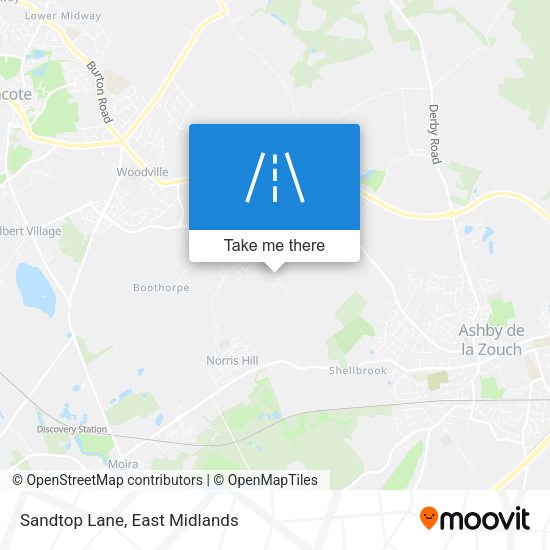 Sandtop Lane map