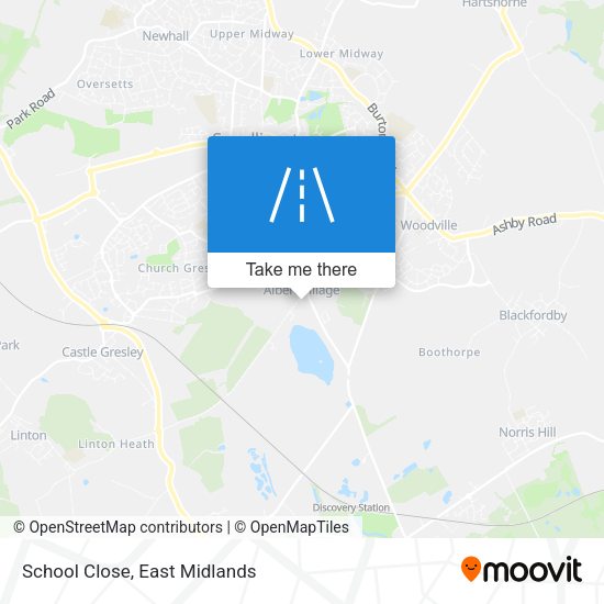 School Close map