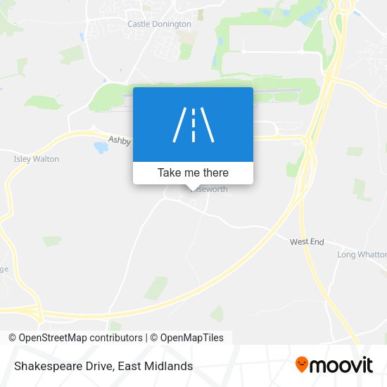 Shakespeare Drive map