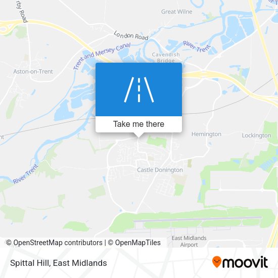 Spittal Hill map