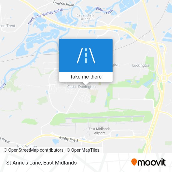 St Anne's Lane map