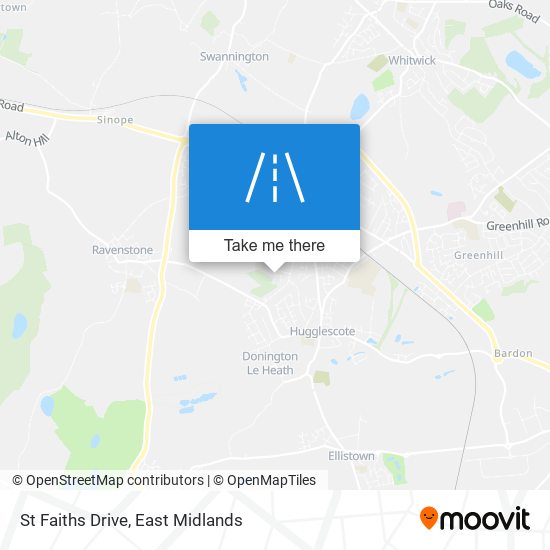 St Faiths Drive map