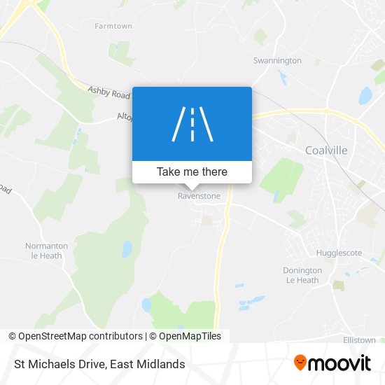 St Michaels Drive map