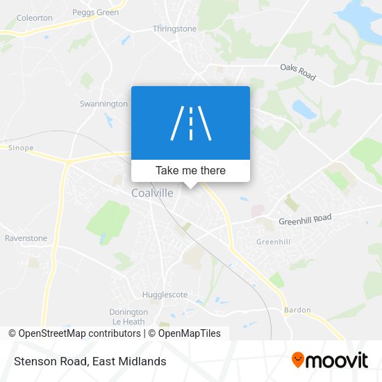 Stenson Road map