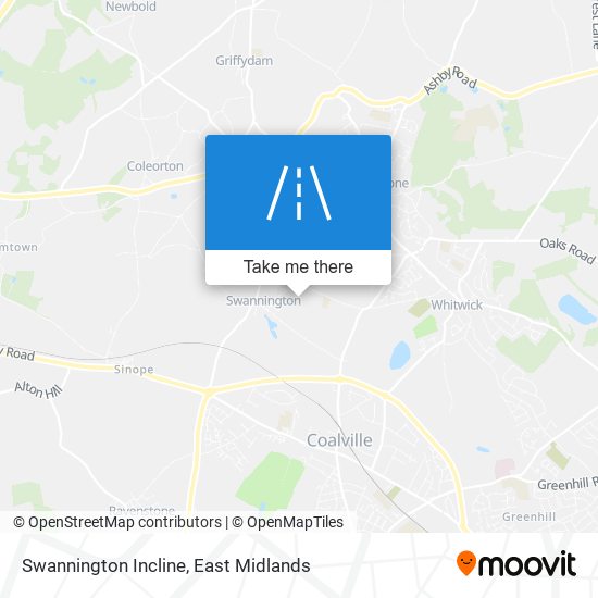 Swannington Incline map