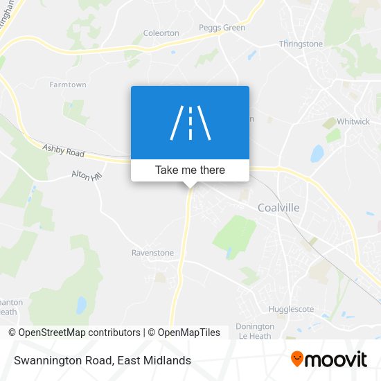 Swannington Road map