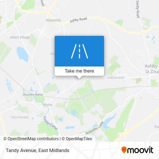Tandy Avenue map