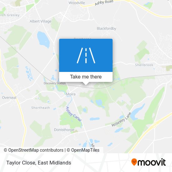 Taylor Close map