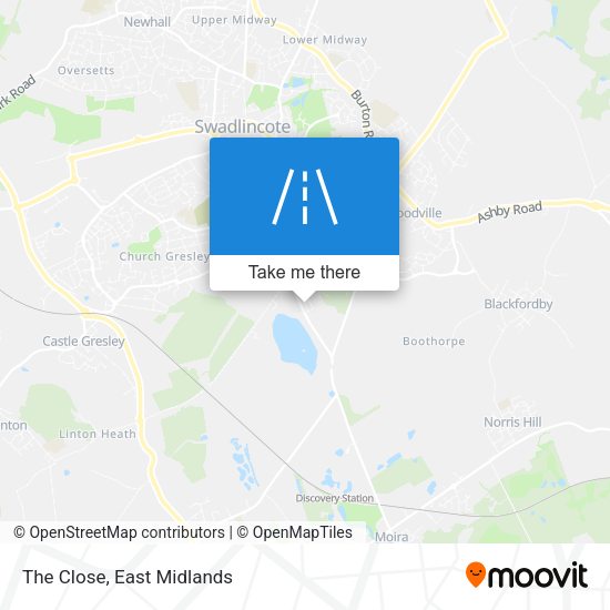 The Close map