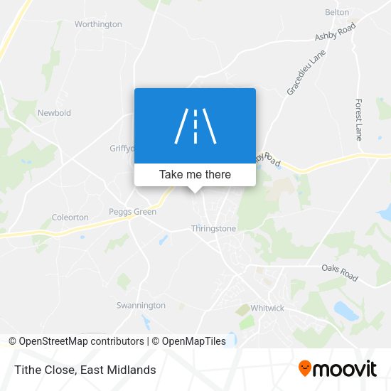 Tithe Close map