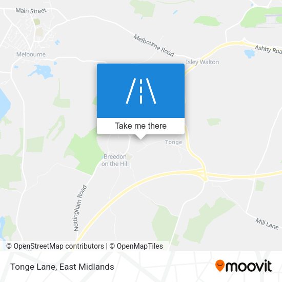 Tonge Lane map