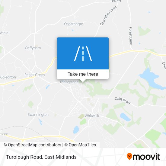 Turolough Road map