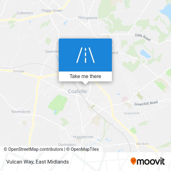 Vulcan Way map