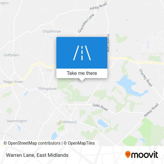 Warren Lane map
