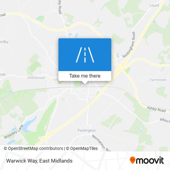 Warwick Way map