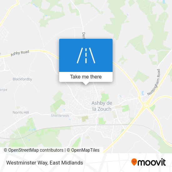 Westminster Way map