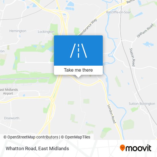 Whatton Road map