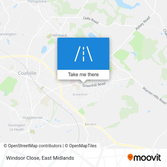 Windsor Close map