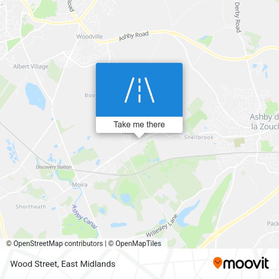 Wood Street map