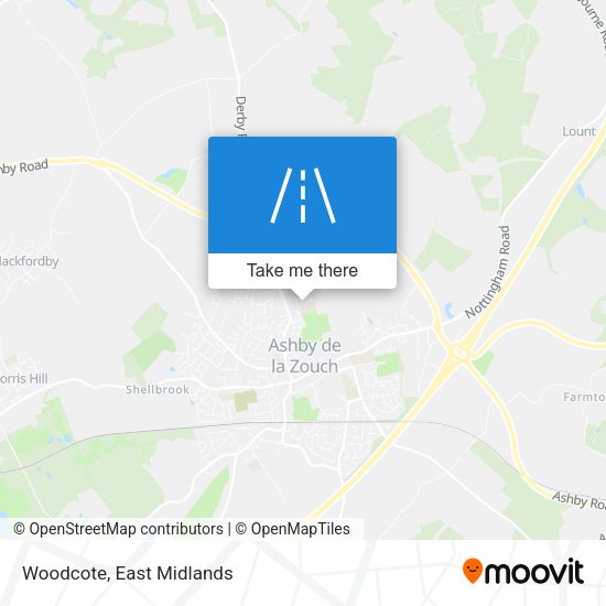 Woodcote map