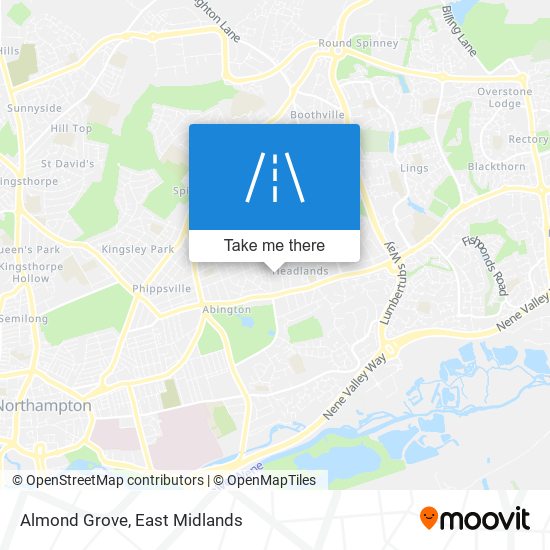Almond Grove map