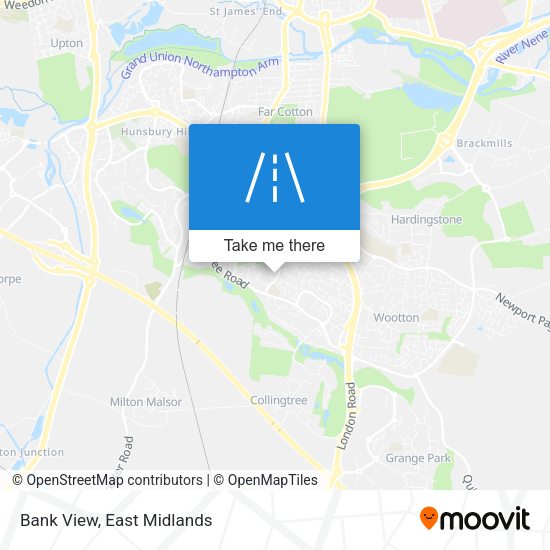 Bank View map