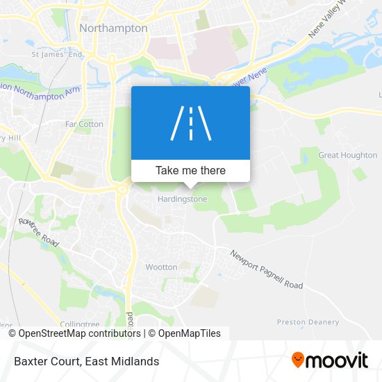 Baxter Court map