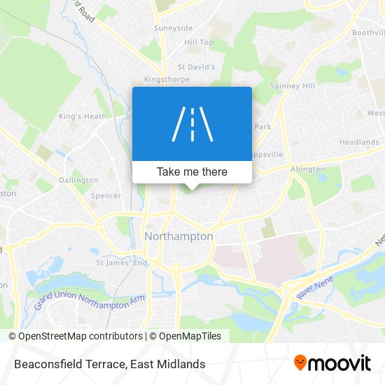 Beaconsfield Terrace map