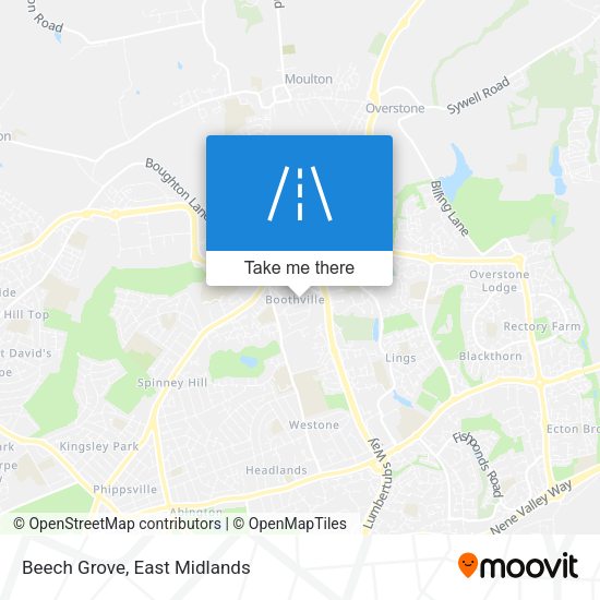 Beech Grove map