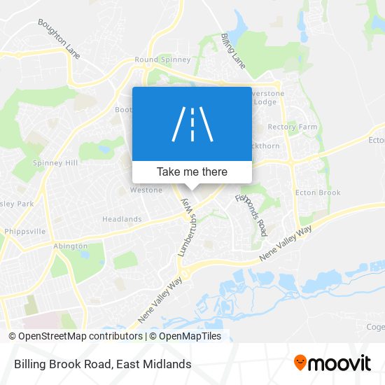 Billing Brook Road map