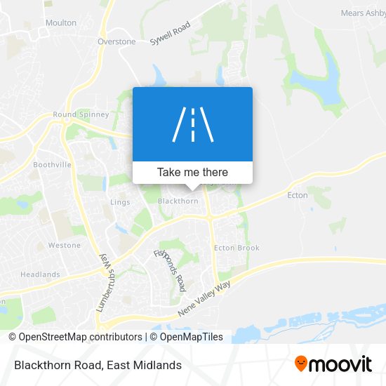 Blackthorn Road map