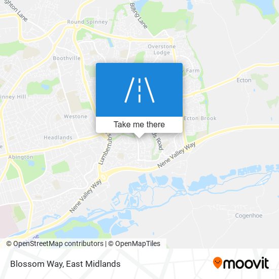 Blossom Way map