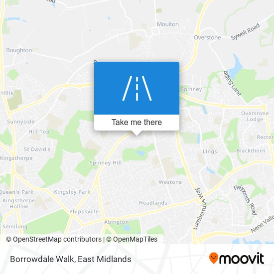 Borrowdale Walk map