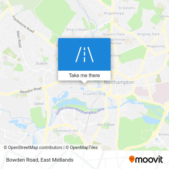 Bowden Road map