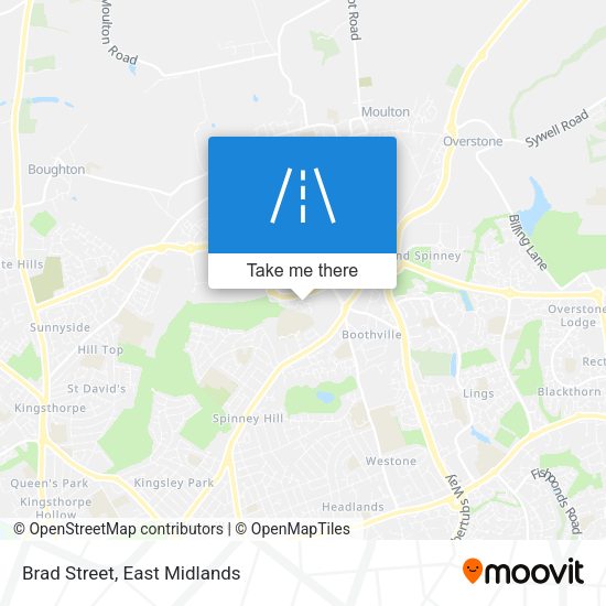 Brad Street map