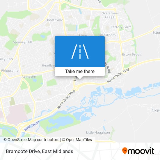 Bramcote Drive map