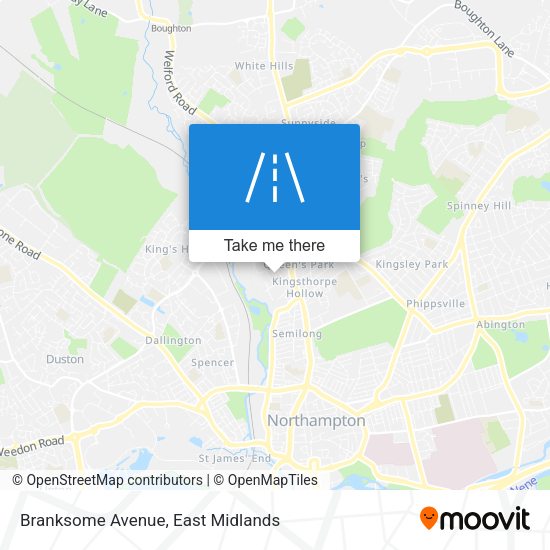Branksome Avenue map
