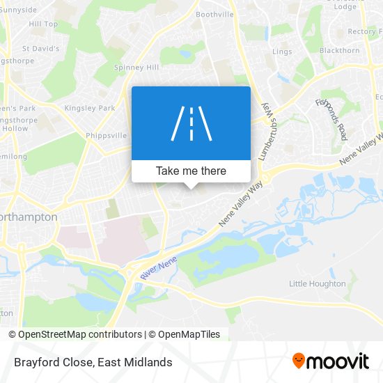 Brayford Close map