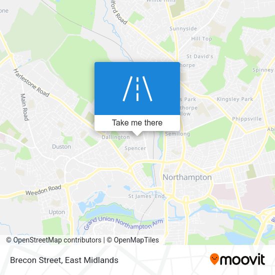 Brecon Street map