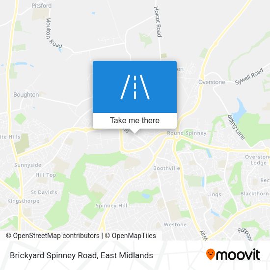 Brickyard Spinney Road map