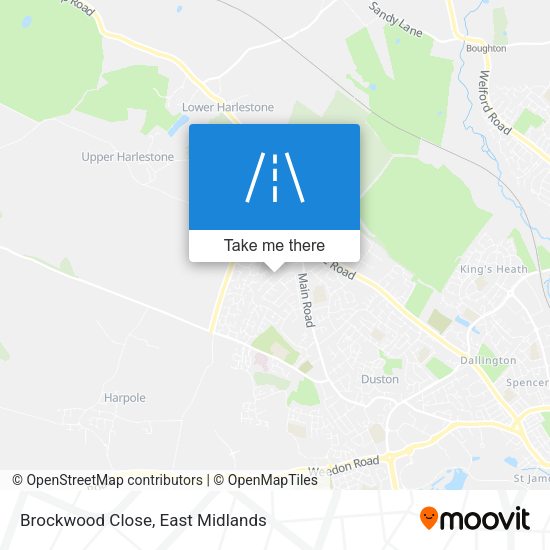 Brockwood Close map