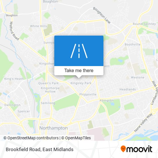 Brookfield Road map