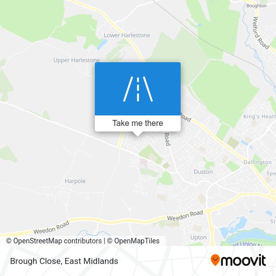 Brough Close map