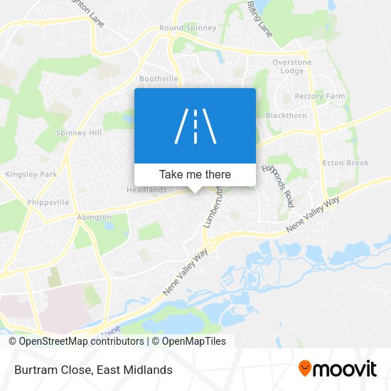 Burtram Close map